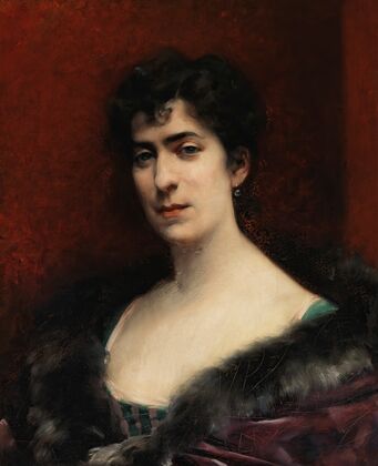 Portrait Of Baroness Delort De Gléon