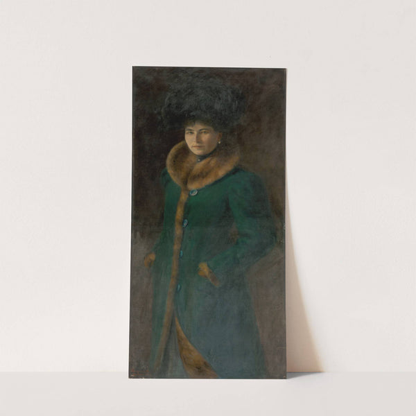 Portrait of Baroness Fleshová by Karol Pongrácz