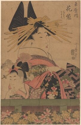 Portrait of Beauty, Hanamurasaki at Tama-ya (late 18th century – ca. 1806)