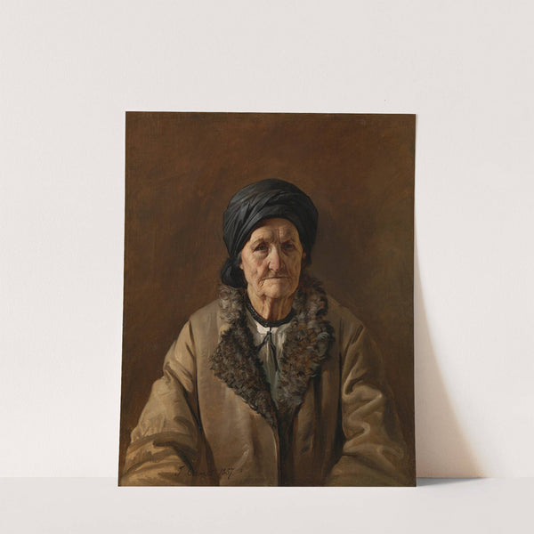 Portrait of Belorussian Landlady Potiralovskaia by Jan Chrucki