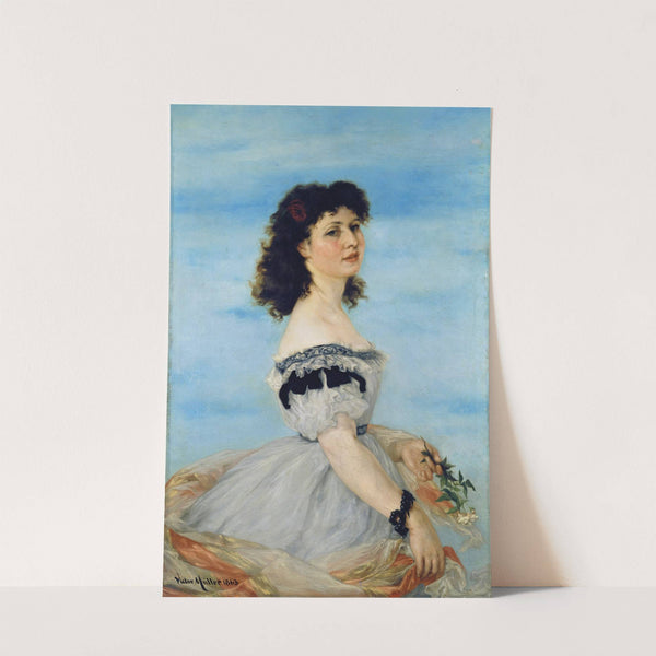 Portrait of Berta von Radowitz as a Young Girl by Victor Müller