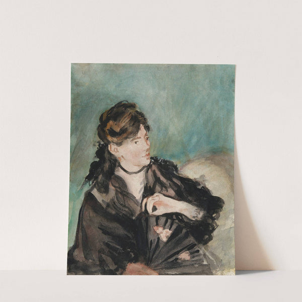 Portrait of Berthe Morisot with a Fan (1874) by Édouard Manet