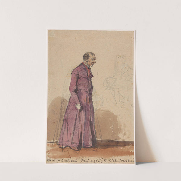Portrait of Bishop Łętowski by Piotr Michałowski