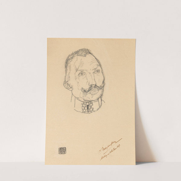 Portrait of Boda János by Egon Schiele