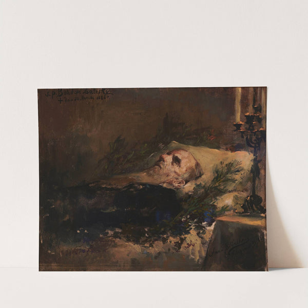 Portrait of Bohdan Zaleski on His Deathbed (1886) by Anna Bilińska-Bohdanowicz