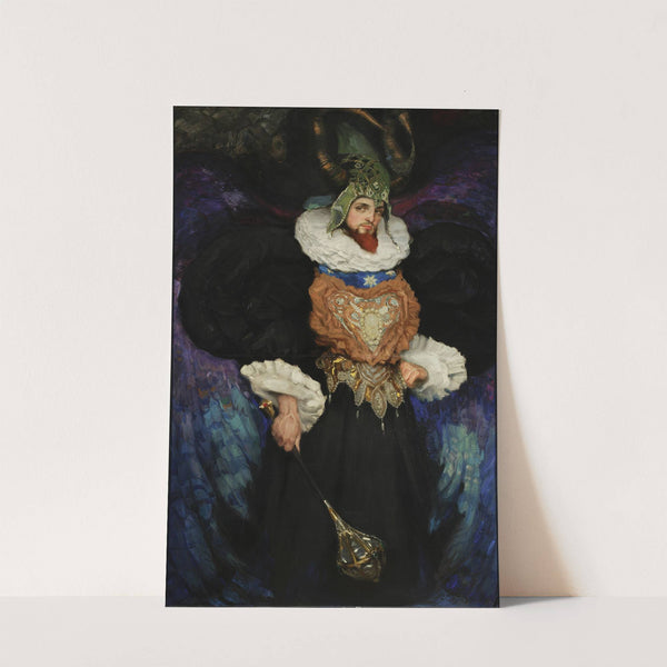 Portrait of Bronisław Brykner in fanciful costume by Kazimierz Stabrowski