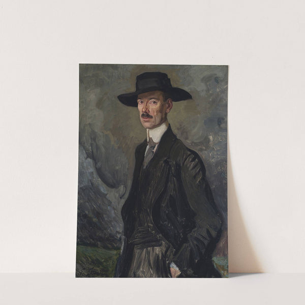 Portrait of Bronisław Kowalewski, painter by Stanisław Lentz