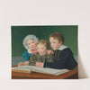 Portrait of C.F. Holm’s children. Adam Vilhelm, Pauline Frederikke and Johan Chr. Julius (1832) by Christoffer Wilhelm Eckersberg