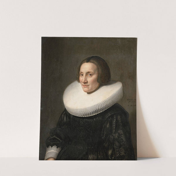 Portrait of Caecilia van Beresteyn (1589-1661) by Michiel Jansz. Van Mierevelt