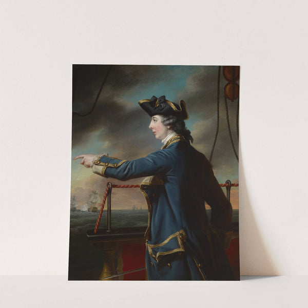 Portrait of Captain Edward Knowles, R.N. (1742-1762) (circa 1762) by Francis Cotes