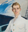 Portrait of Captain Robert H.H. Harris, on board the Empire Mace