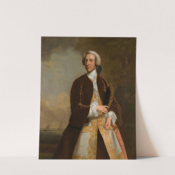 Portrait of Captain Saumarez (1710-1747) by John Wollaston