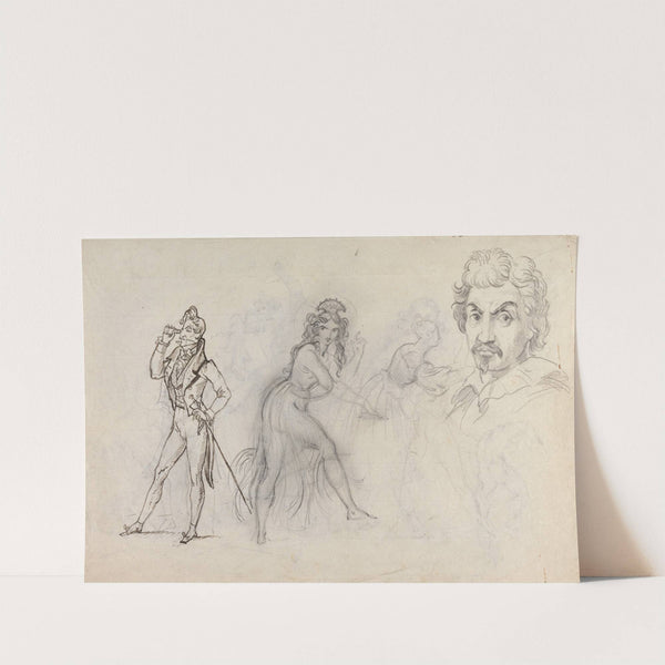 Portrait of Caravaggio by Theodor von Holst