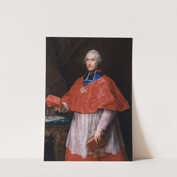 Portrait of Cardinal Jean-François Joseph de Rochechouart (1762) by Pompeo Batoni