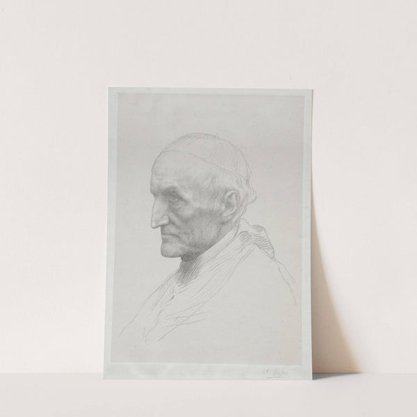 Portrait of Cardinal Manning (c. 1857–1911) by Alphonse Legros