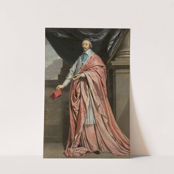 Portrait of cardinal Richelieu by Philippe de Champaigne