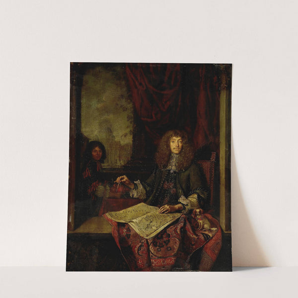 Portrait of Carel Quina (1622-89), Knight of the Holy Sepulchre and Amsterdam-born explorer of Asia by Jacob Toorenvliet