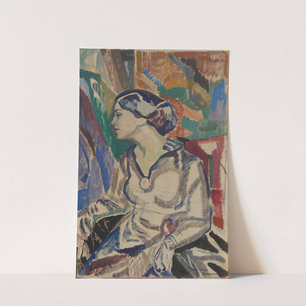 Portrait of Carin Thiel by Axel Törneman