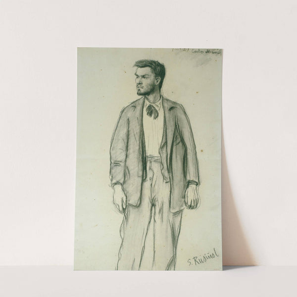 Portrait of Carles Mani by Santiago Rusiñol