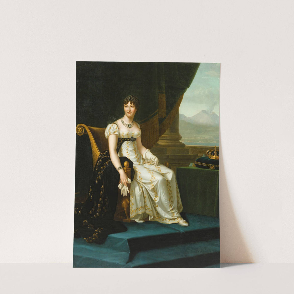 Portrait of caroline bonaparte, queen of naples and of the two sicilies by Circle of François Gérard
