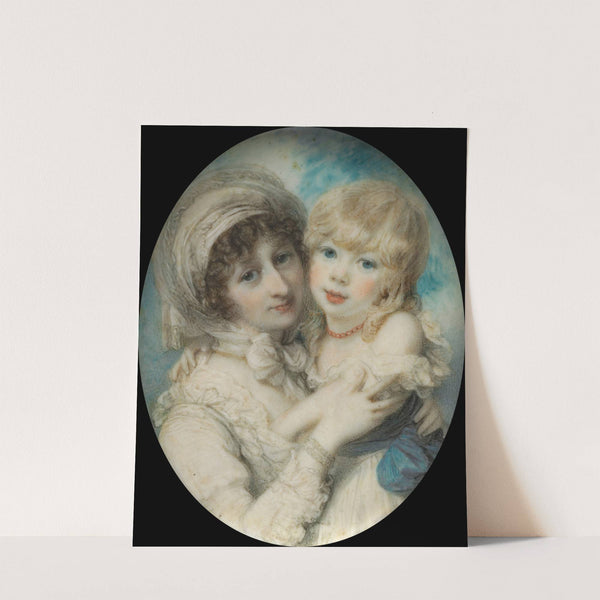 Portrait of Catherine Clemens and Her Son, John Marcus Clemens (c. 1800) by Richard Cosway