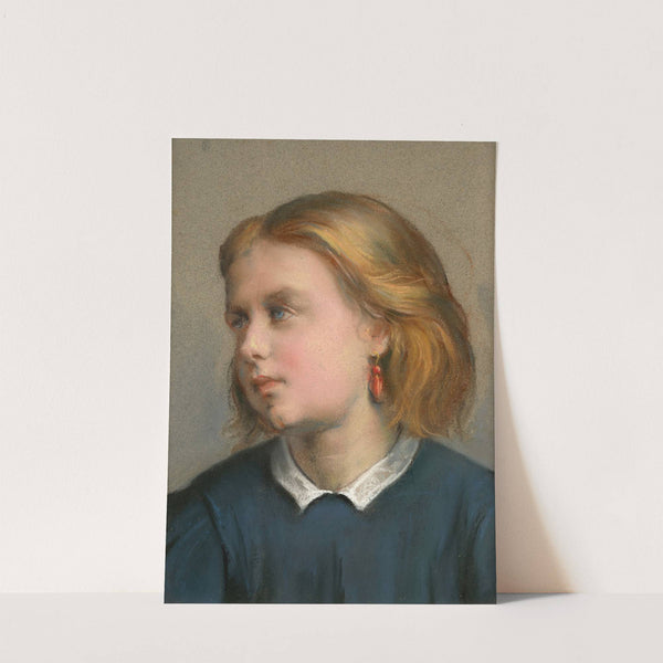 Portrait of Cécile, daughter of the artist (1863) by Louis Janmot