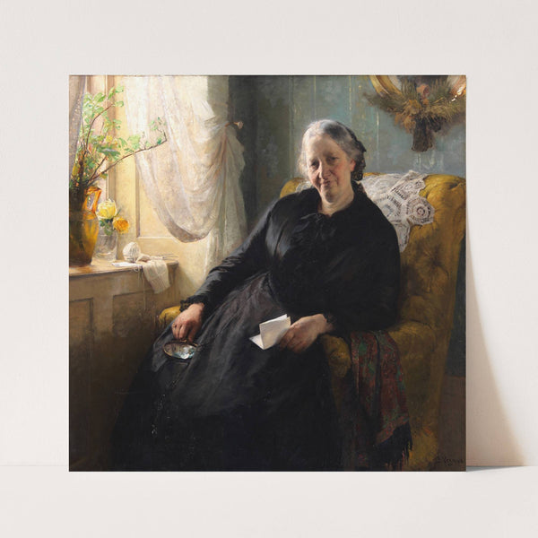 Portrait of Cecilie Trier, née Melchior by Bertha Wegmann