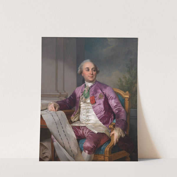 Portrait of Charles-Claude Flahaut de la Billarderie comte d’Angiviller (1730-1809) (1780 – 1789) by Joseph Siffred Duplessis