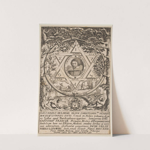 Portrait of Charles Delorme (1630) by Jacques Callot