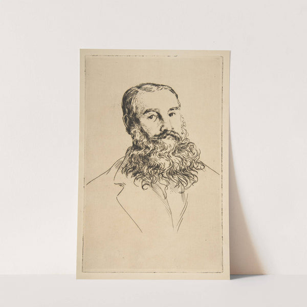 Portrait of Charles Leland (1871) by Félix Bracquemond