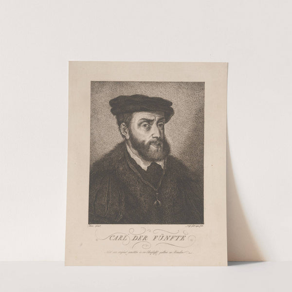 Portrait of Charles V of Habsburg, German Emperor and King of Spain (1786) by Carl Ernst Christoph Hess