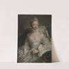 Portrait of Charlotte of Mecklenburg-Strelitz (1762) by Georg David Matthieu