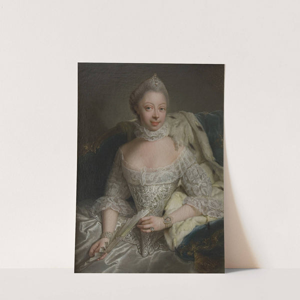 Portrait of Charlotte of Mecklenburg-Strelitz (1762) by Georg David Matthieu
