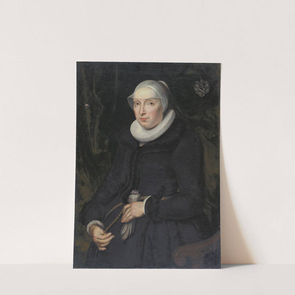 Portrait of Chrischona Jeckelmann, Wife of Thomas Platter II by Bartholomäus Sarburgh