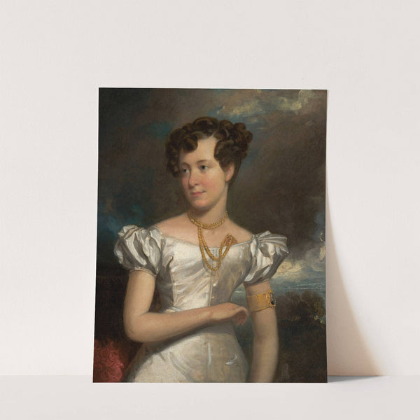 Portrait of Clara Fisher by Henry Inman