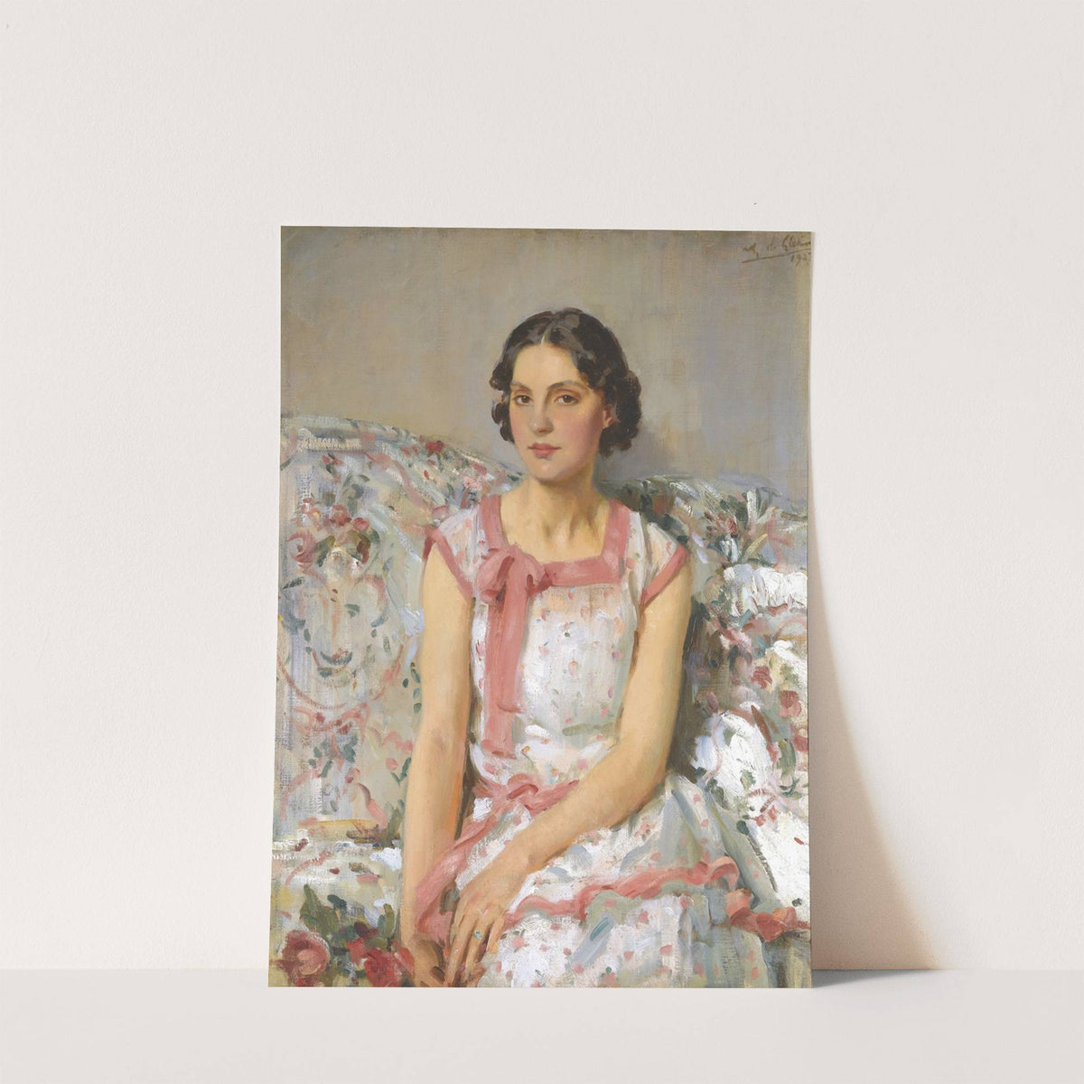 Portrait of Clare Collins by Wilfrid Gabriel de Glehn