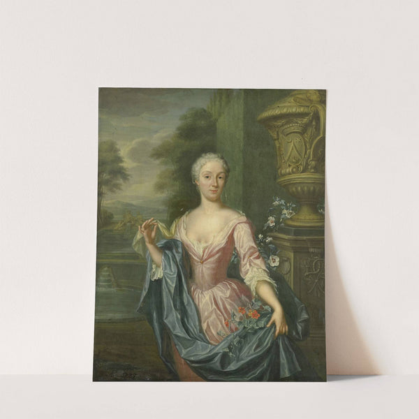 Portrait of Claudine van Royen (born 1712), Wife of Pieter Teding van Berkhout by Hieronymus van der Mij