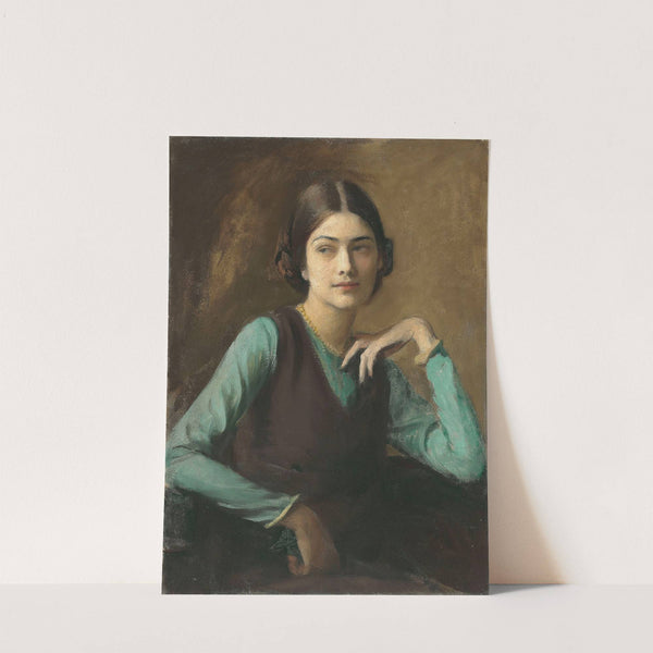 Portrait of Clotilda von Derp (Frau Sakharoff) (1912) by George Spencer Watson