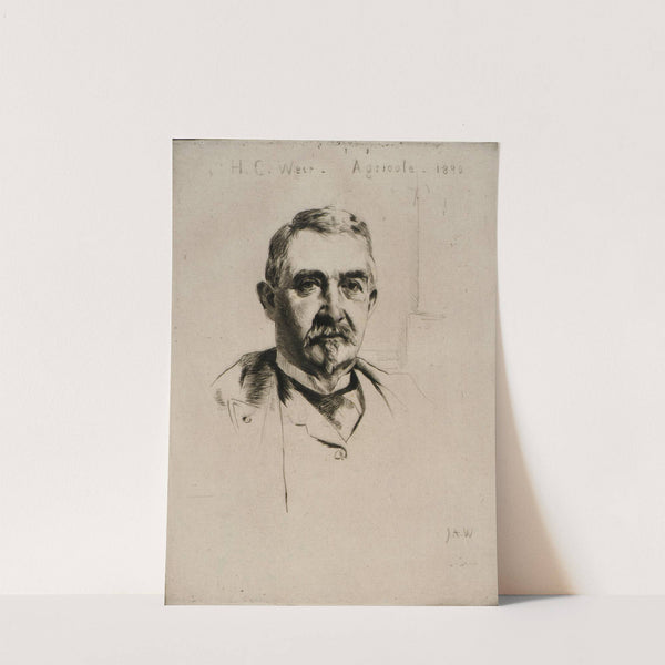 Portrait of Colonel H.C. Weir (Agricola) (1890) by Julian Alden Weir