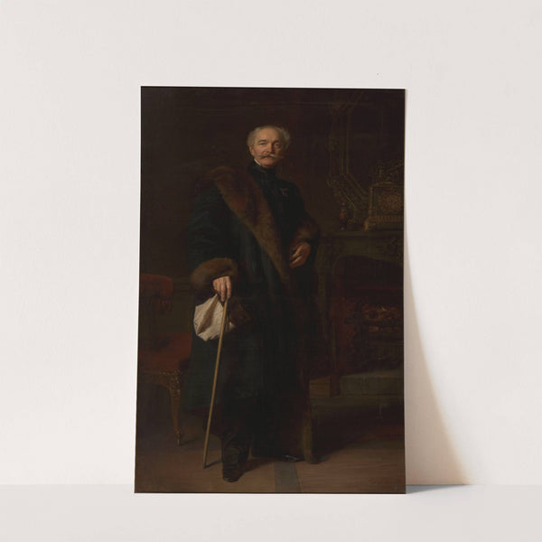 Portrait of colonel Konstanty Fiszer (1863) by Józef Simmler