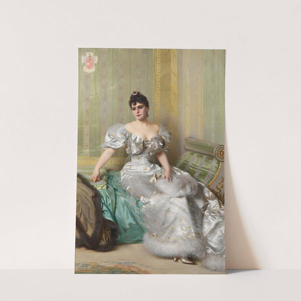 Portrait of Corinna Salmon by Vittorio Matteo Corcos
