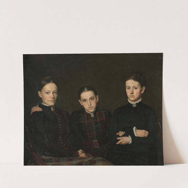 Portrait of Cornelia, Clara and Johanna Veth by Jan Veth