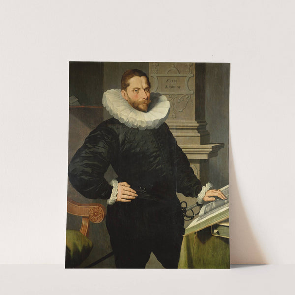 Portrait of Cornelis Basgen Jansz. van Egmond van der Nyenburgh (1553-1606) (1593) by Aert Pietersz.