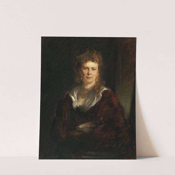 Portrait of Countess Elisabeth Sayn-Wittgenstein-Sayn, (1845–1883) by Franz von Lenbach