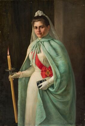 Portrait of countess Konstancja Cichocka (1900)
