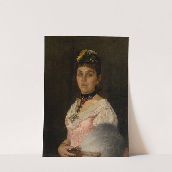 Portrait of Countess Mária Nyára Radvánska by Dominik Skutecký