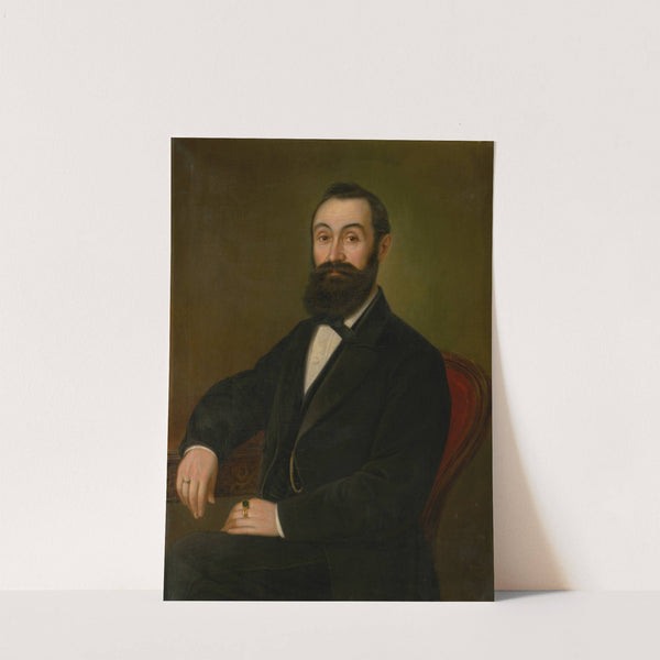 Portrait of Daniel Božtech Makovický (1875) by Peter Michal Bohúň