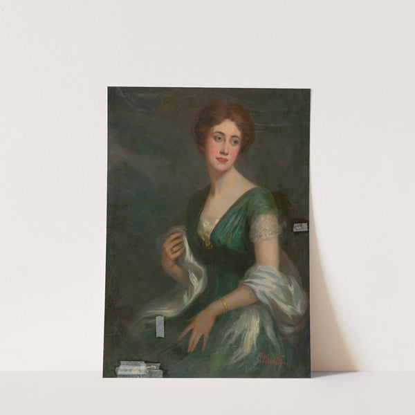 Portrait of Daughter Irma (1900) by Ľudovít Pitthordt