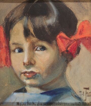 Portrait of daughter Kuka (1906)