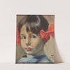 Portrait of daughter Kuka (1906) by Julian Falat